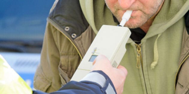 Roadside Breathalyzer test