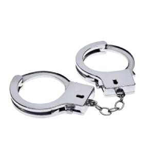 Handcuffs used in criminal arrest